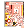 Kids Play Equipment With Rabbit Theme Pink Ball Pit And Interactive Toys
