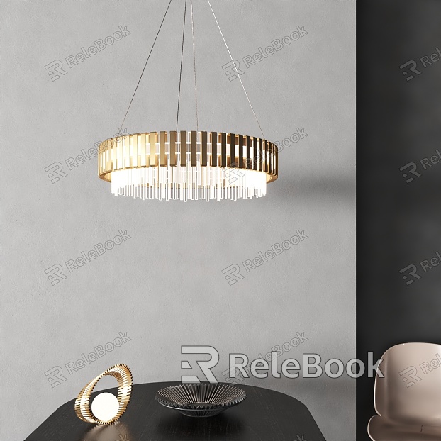 Modern lamp combination chandelier small table lamp model