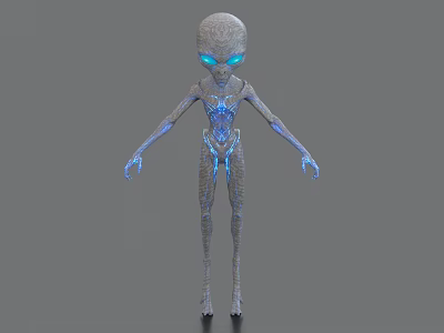 Alien Alien Creatures Alien ET 3d model