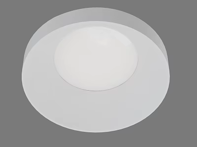 LED Downlight Spotlight White Circular Design Recessed Ceiling Mount Energy Efficient Lighting Fixture 3d model