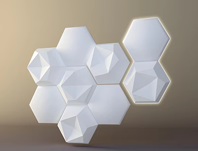 Modern Wall Decoration 3d model