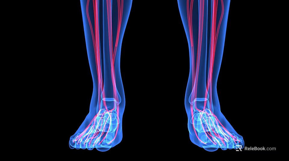 Advanced High Resolution Medical Device for 3D Foot Vascular Nerve Imaging 3d model 
