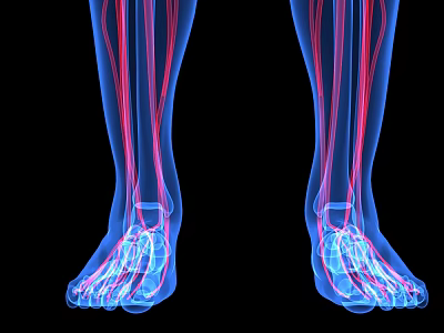 Advanced High Resolution Medical Device for 3D Foot Vascular Nerve Imaging 3d model