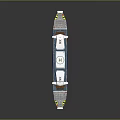 P&O Ferry With White Blue Hull And Modern Upper Deck Design Features