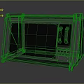 Modern Black Microwave Oven With Control Panel And Button Design For Kitchen