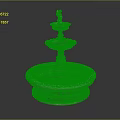 Decorative Multi Tiered Stone Garden Fountain With Sculpture Ornament Design