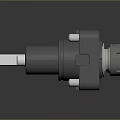Precision Metal Hardware Tool With Bolt Holes And Connector Shaft For Industrial Use