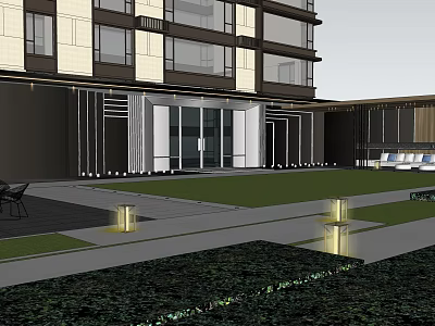 Design of demonstration area 3d model