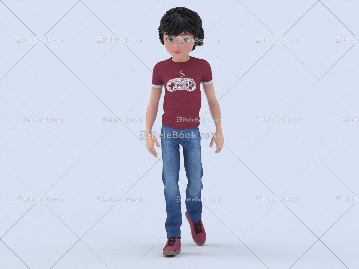 Little Boy Boy Man Cartoon Little Boy Children Cartoon Characters Cute Little Boy Children Children 3d model