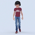 Little Boy Boy Man Cartoon Little Boy Children Cartoon Characters Cute Little Boy Children Children 3d model