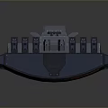 Futuristic Armored Tank With Multiple Cannons And Complex Structure