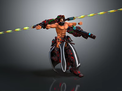 cosplay costume online game female warrior anime costume animation costume 3d model