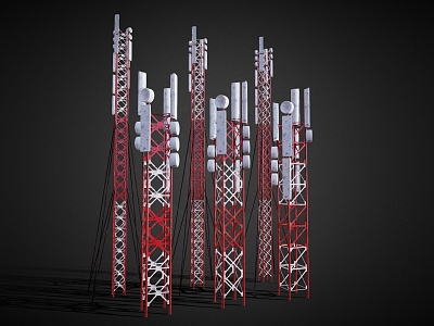 Traffic Tower Signal Tower model