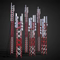 Traffic Tower Signal Tower 3d model