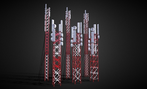 Traffic Tower Signal Tower 3d model