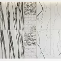 Marble Texture Wall Components With Grid Pattern And Structural Design Elements