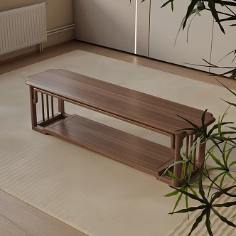 Modern shoe changing stool 3d model