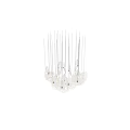Modern Honeycomb Openwork Chandeliers With Gold And White Warm Lighting Design