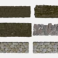 Decorative Stone Feature Wall with Assorted Designs Natural Textures and Colors