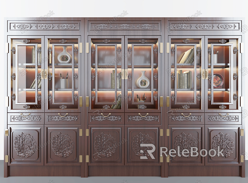 New Chinese Bookcase model