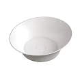 Minimalist Modern White Round Bowl Shaped Ceramic Washbasin With Smooth Surface