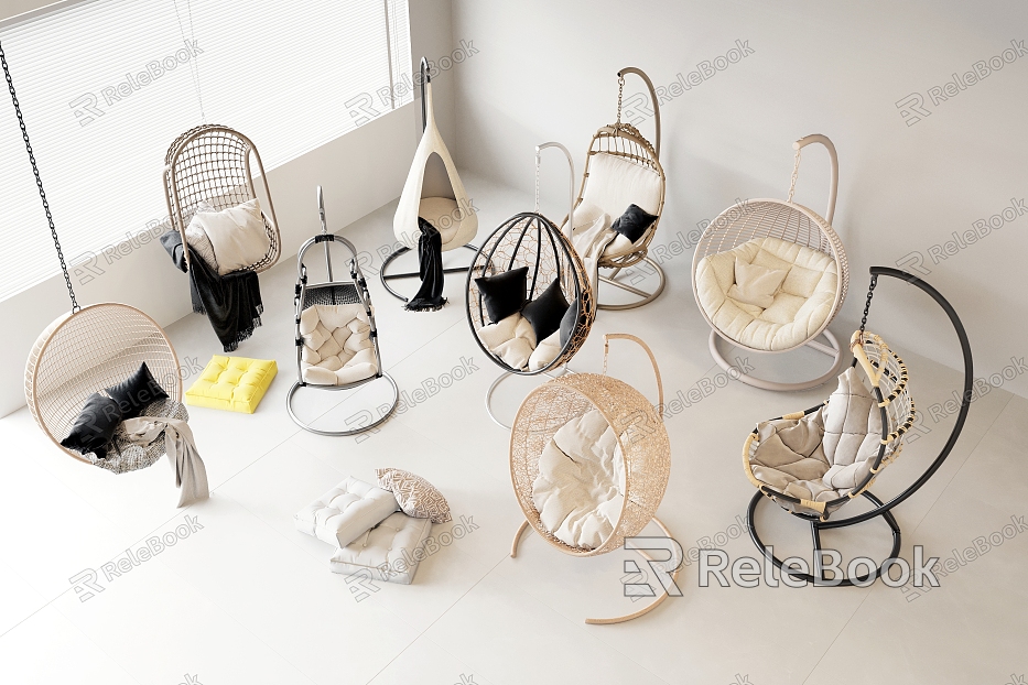 Modern Hanging Chair Hanging Chair Combination model