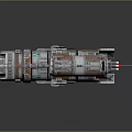 Sci Fi Metallic Cylindrical Devices With Orange Accents And Mechanical Parts