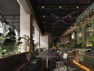 Music Restaurant 3d model