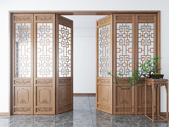 Chinese Screen Partition 3d model