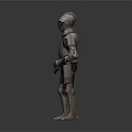 Medieval Full Body Metal Armor As Protective Warrior Weapon Design 3d model