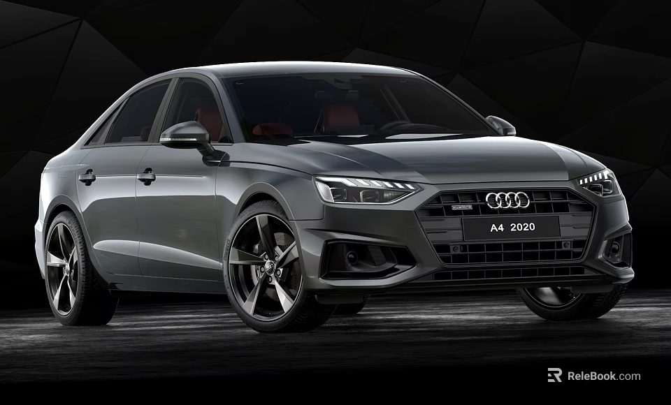 Audi A4 2024 Car With Sporty Exterior Design And Stylish Alloy Wheels 3d model 