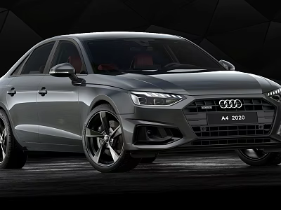 Audi A4 2024 Car With Sporty Exterior Design And Stylish Alloy Wheels 3d model