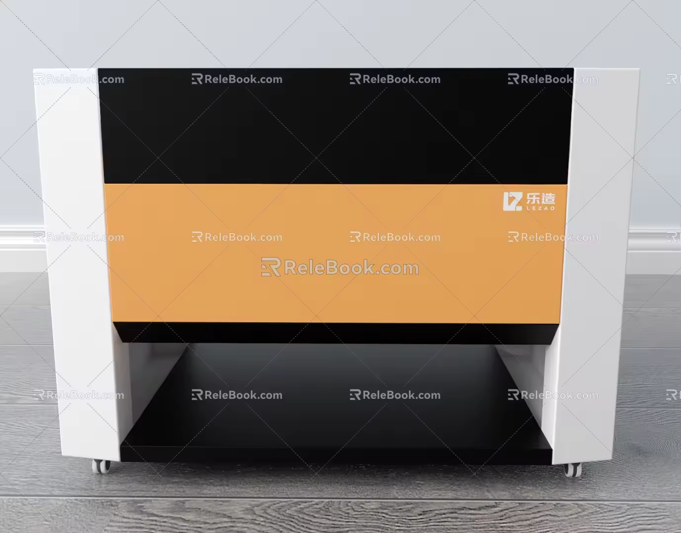 Modern cutting machine intelligent laser cutting machine 3d model