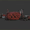 Red Trailer Mounted Mobile Medical Equipment For Emergency Field Use