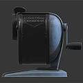 Vintage Metal Desktop Pencil Sharpener With Classic Design And Stable Base