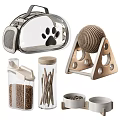 Essential Pet Furniture Collection Including Multi Level Cat Tree Scratching Posts And Cozy Beds
