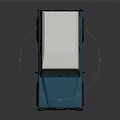 Blue Classic Off Road SUV With White Roof And Stylish Design
