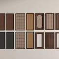 Various Cabinet Door Panels With Wooden Textured And Solid Color Designs
