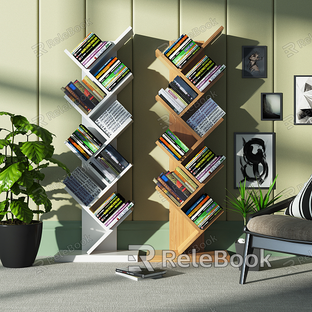 Modern Bookshelf Bookcase model