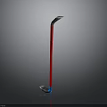Red Shaft Golf Club With Silver Head Blue Base Professional Sports Equipment