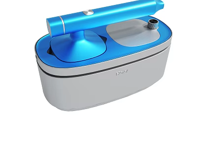 Tineco Portable Handheld Vacuum Cleaner With Blue And Silver Design 3d model