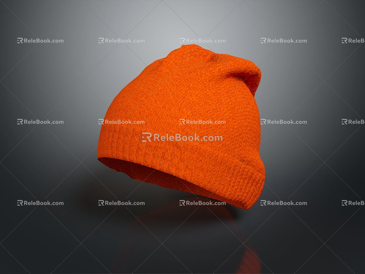 Modern Hat Line Hat Knitted Hat Warm Hat Student Hat 3d model