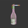 Green Wine Saver Pump Bottle With White Nozzle And Red Handle Design