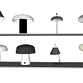 Modern Table Lamp Mushroom Table Lamp Combination Creative Table Lamp 3d model