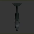 Detailed Sperm Whale 3D Model With Open Mouth And Exposed Teeth