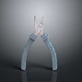 Pipe pliers vise bench vise wrench tool hardware tool processing tool furniture 3d model