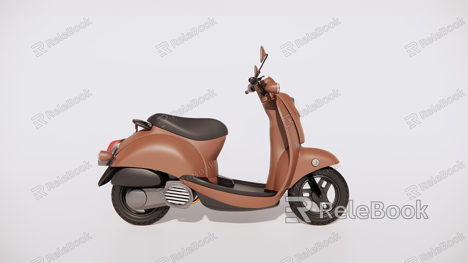 Modern motorcycle electric car model