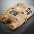 Rugged Beige Commercial Equipment With Multiple Ports Labels Connectors And Durable Design