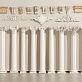 European Roman Column 3d model