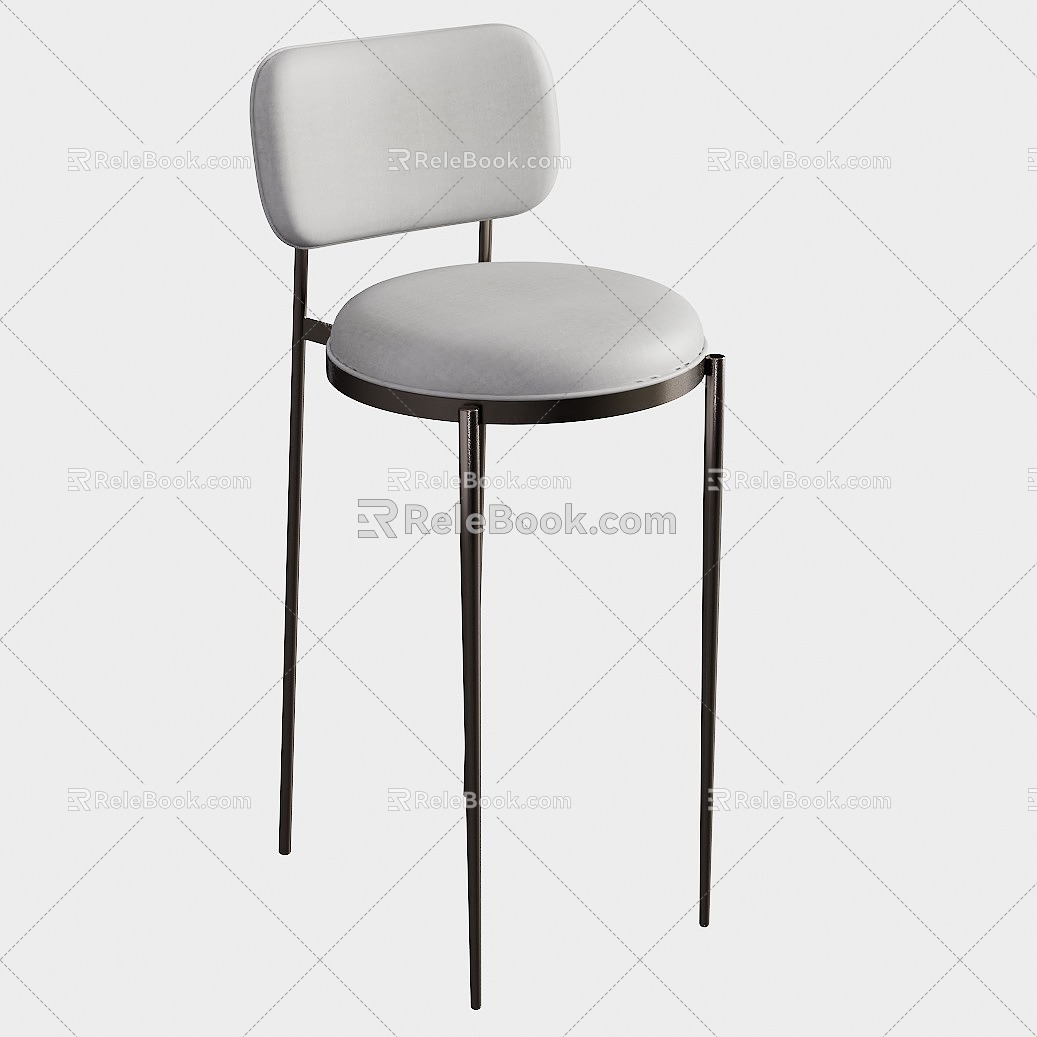 Banqueta Sampa Bar Chair 3d model